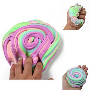 Schlamm Spielzeug Fluffy Slime Bunte DIY Floam Schleim Sensorische