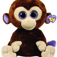 TY 35027 Rainbow Clip – Pudel Pluschtier Mit Glitzeraugen, 8,5 Cm, Schlüsselanhänger, Beanie Boo's