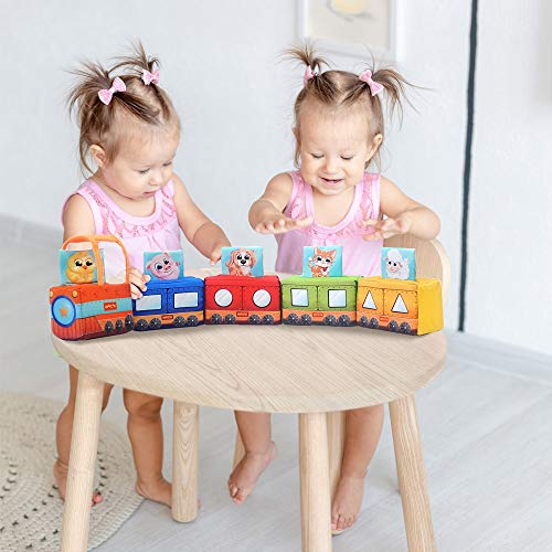 MACIK Zug Baby Spielzeug -Farben + Formen + Logik-Weiches ...