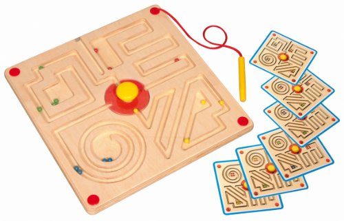 Eduplay Magnetspiel Schildkröte – Kugellabyrinth Mit Magnetstift Für Kinder Ab 3 Jahre, Maße 40x29 Cm