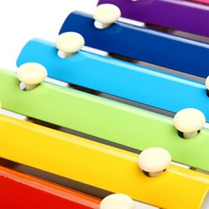 Kinder Xylophon 15 Töne - Buntes Holz Glockenspiel Ab 3 Jahren
